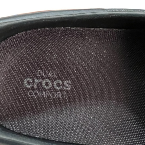 Crocs Black Neria Dual Comfort Shoes Size Woman’s 9 - Picture 9 of 10